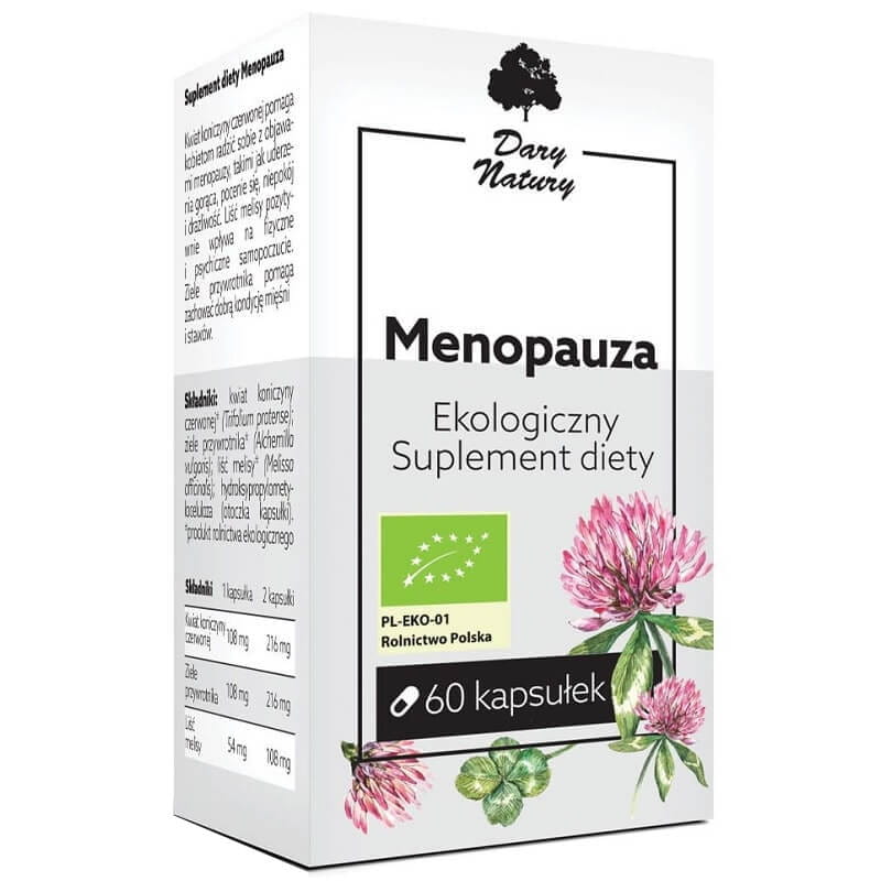Menopause BIO 60 Kapseln (270 mg) - GESCHENKE DER NATUR