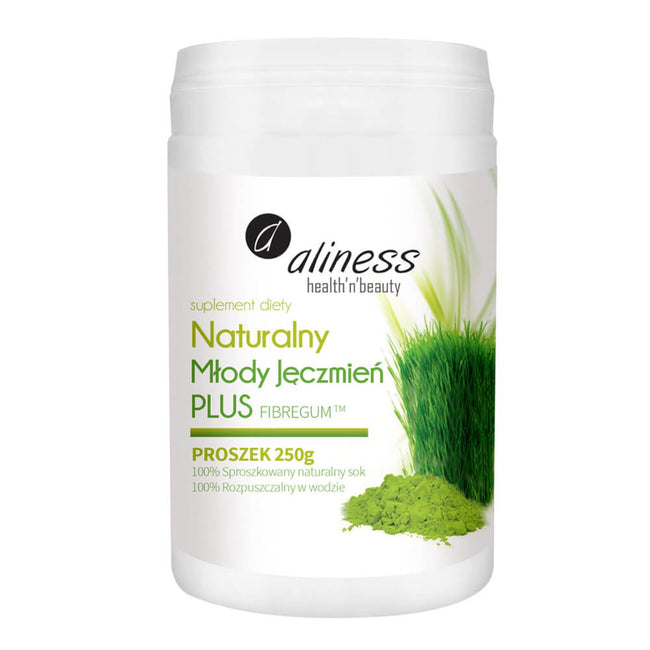 Junge grüne Gerste plus Saftpulver 250g ALINESS Hover Image