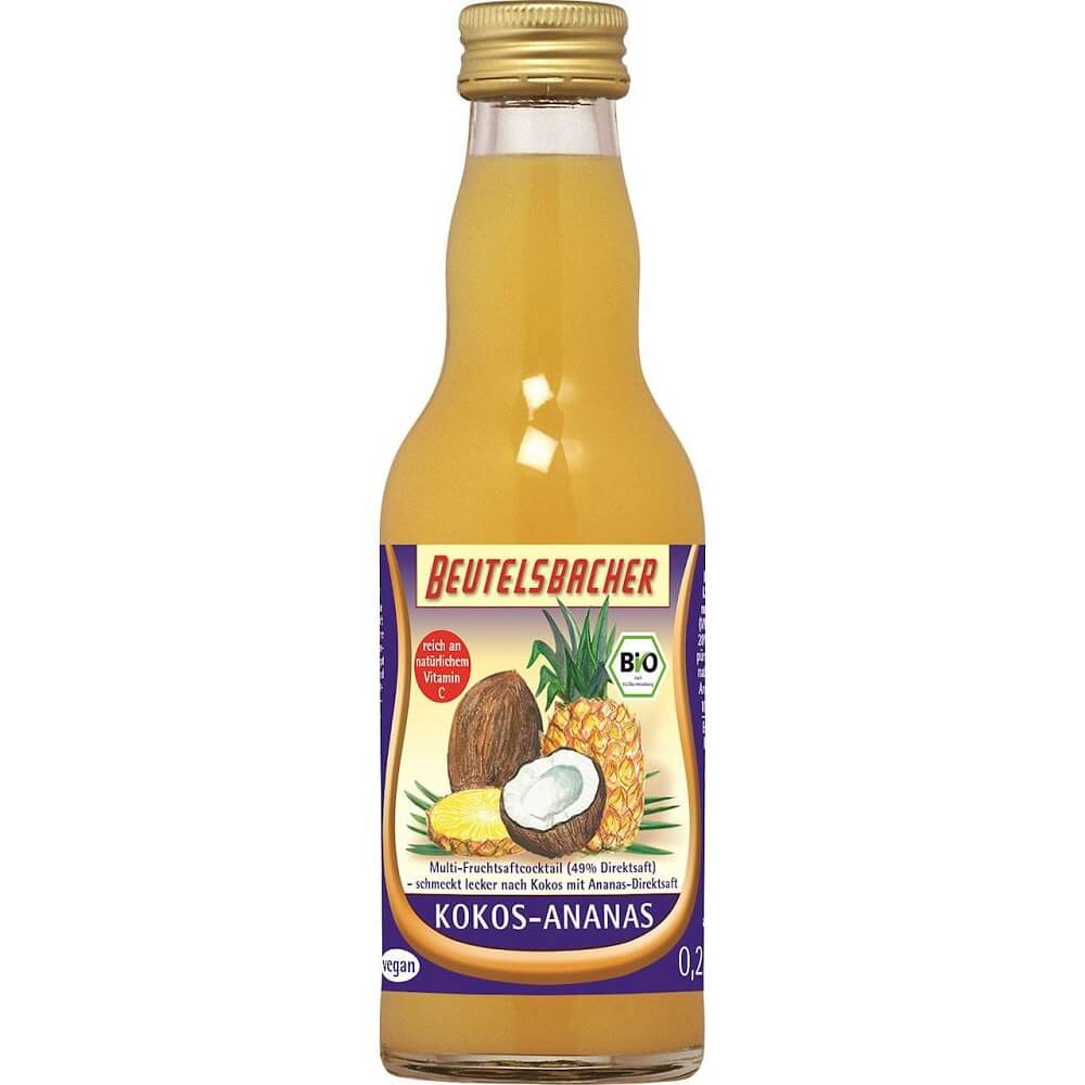 Kokosdrink - Ananas BIO 200 ml - BEUTELSBACHER