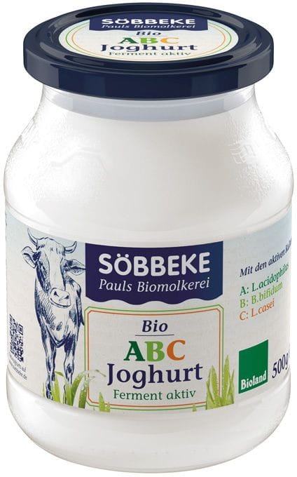 Probiotischer Joghurt abc BIO 500 g (Glas) - SOBBEKE Main image