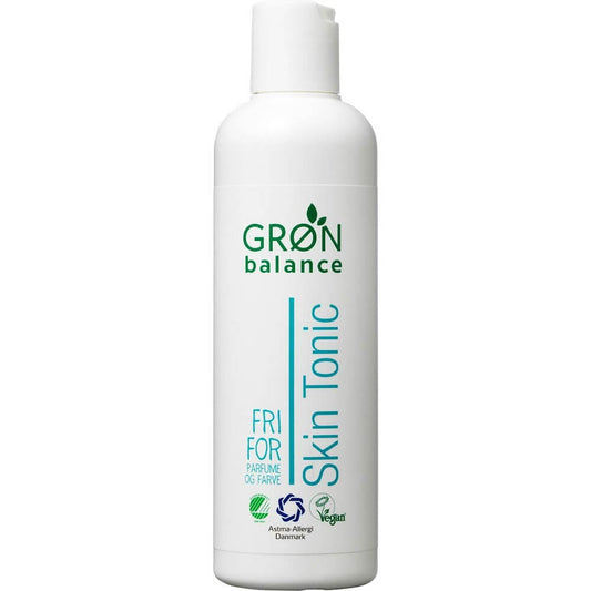 Gesichtswasser von GRON BALANCE, 250 ml Flasche, für gereinigte und erfrischte Haut, sichtbar auf dem Bild.