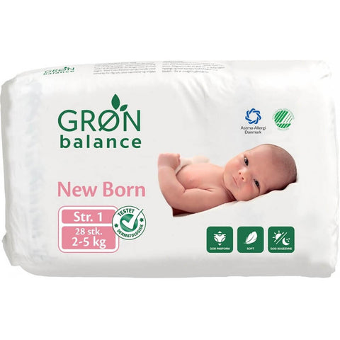 Neugeborenenwindeln 2 - 5 kg - GRON BALANCE