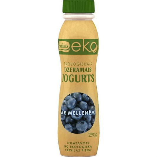 BIO Beerenjoghurt trinkbar von BALTAIS in 290 g Flasche mit fruchtigem Beerenmix, cremige Konsistenz, nachhaltige Verpackung