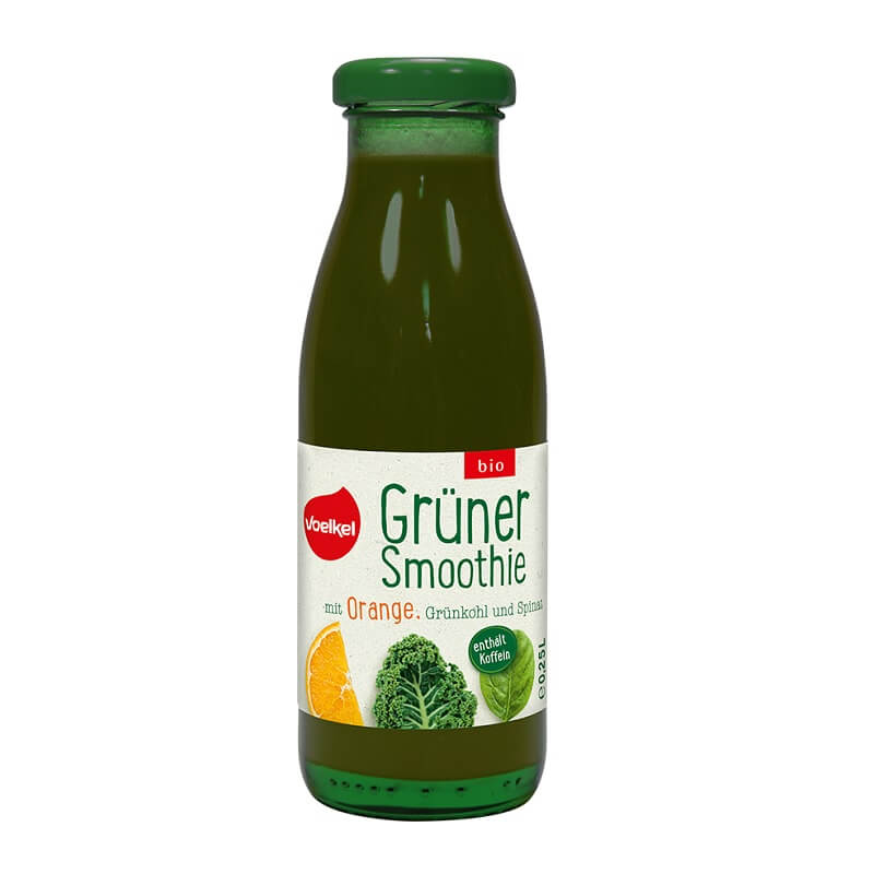 Grünkohl-Orangen-Spinat-Smoothie BIO 250 ml VÖLKEL
