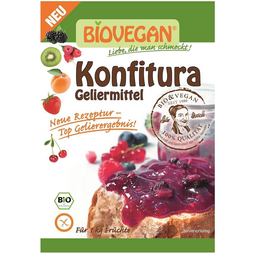 Gelierende glutenfreie Konfitüre BIO 22 g - BIO VEGAN