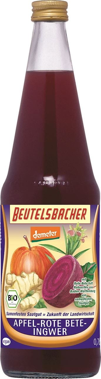 Apfel - Rote Beete - Ingwersaft BIO 700 ml - BEUTELSBACHER