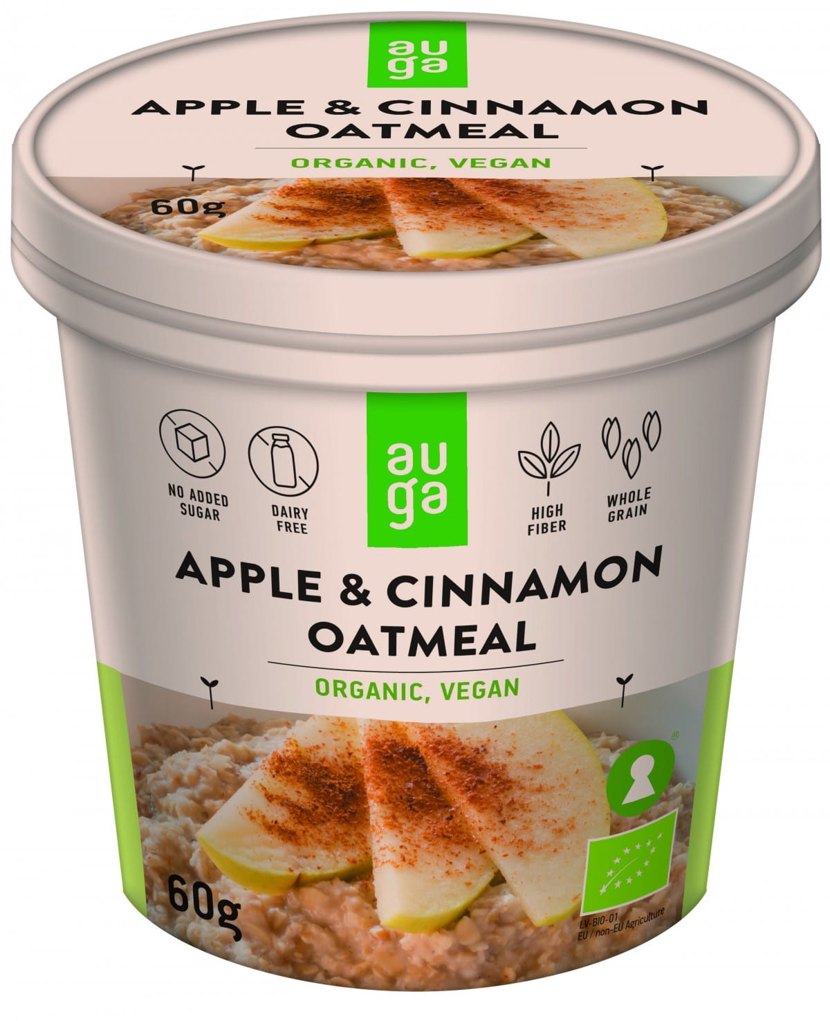 Vollkornbrei mit Äpfeln und Zimt BIO 60 g AUGA Huvudsaklig produktbild