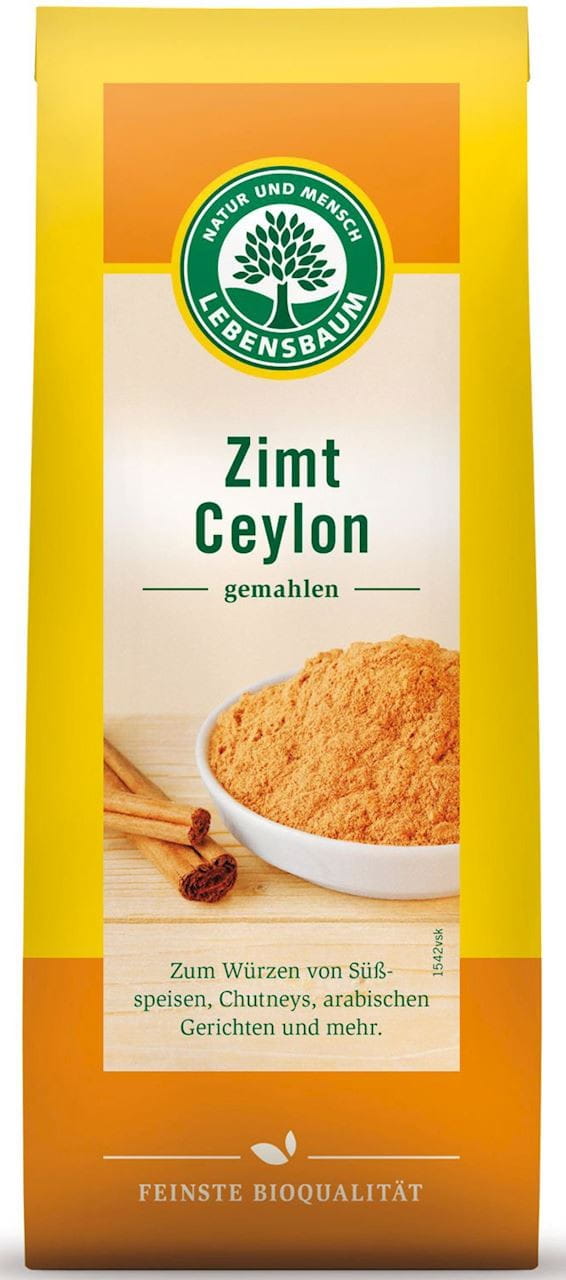 Gemahlener Ceylon-Zimt, gemahlen BIO 50 g - LEBENSBAUM 主图