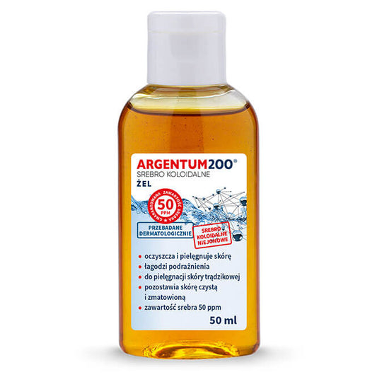 Kolloidales Silber Gel von AURA HERBALS, 50 ml, für Gesicht und Hände, 50 ppm, klare Textur in 50594.jpg