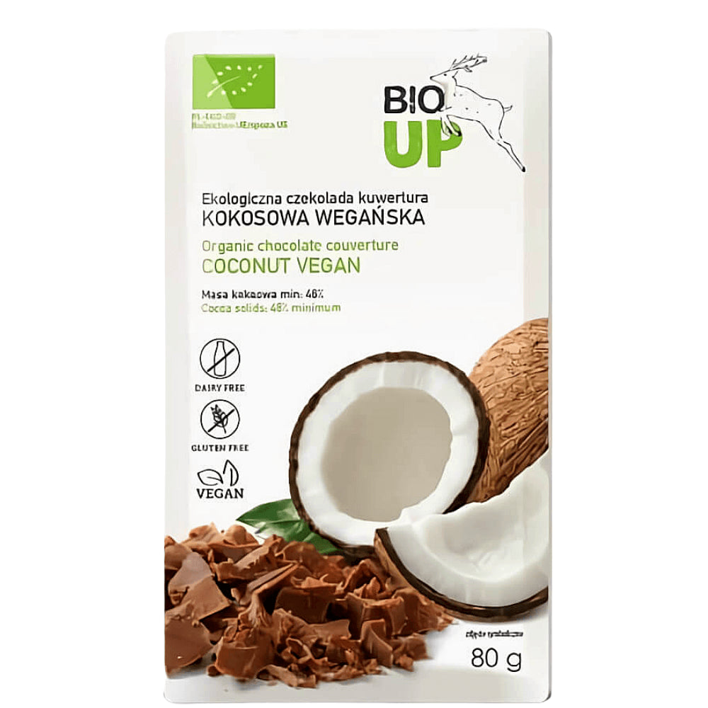 Vegane Kokosschokolade BIO 80 g bioUp