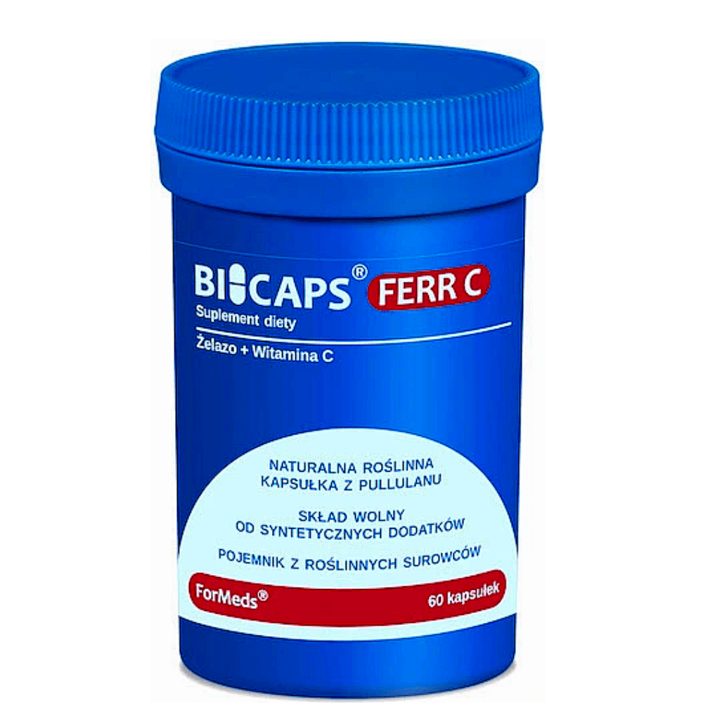 Bicaps Ferr C Eisen + Vitamin C 60 FORMEDS Kapseln Image principale du produit
