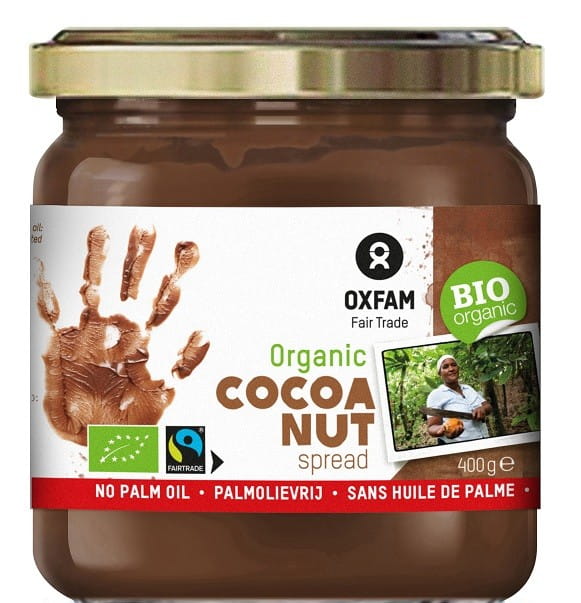 Haselnuss- und Kakaocreme fair gehandelt glutenfrei BIO 400 g - OXFAM