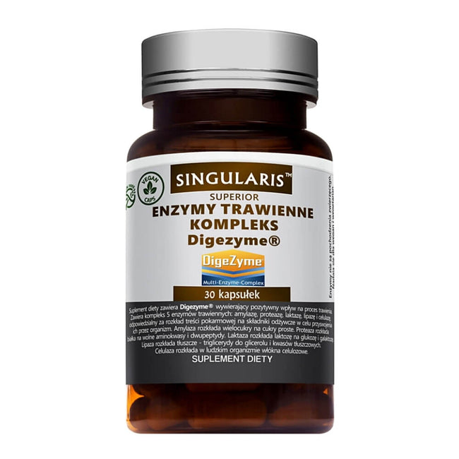 Verdauungsenzyme Digezyme-Komplex 30 SINGULARIS vegane Kapseln Hover Image