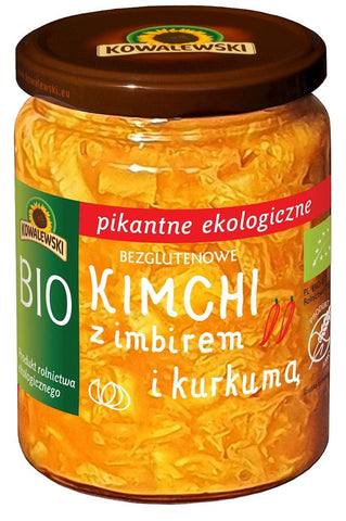 Kimchi mit Ingwer und Kurkuma scharf glutenfrei BIO 460 g - KOWALEWSKI