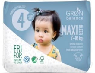 Maxi Windeln 7 - 16 kg (50 Stück) - GRON BALANCE