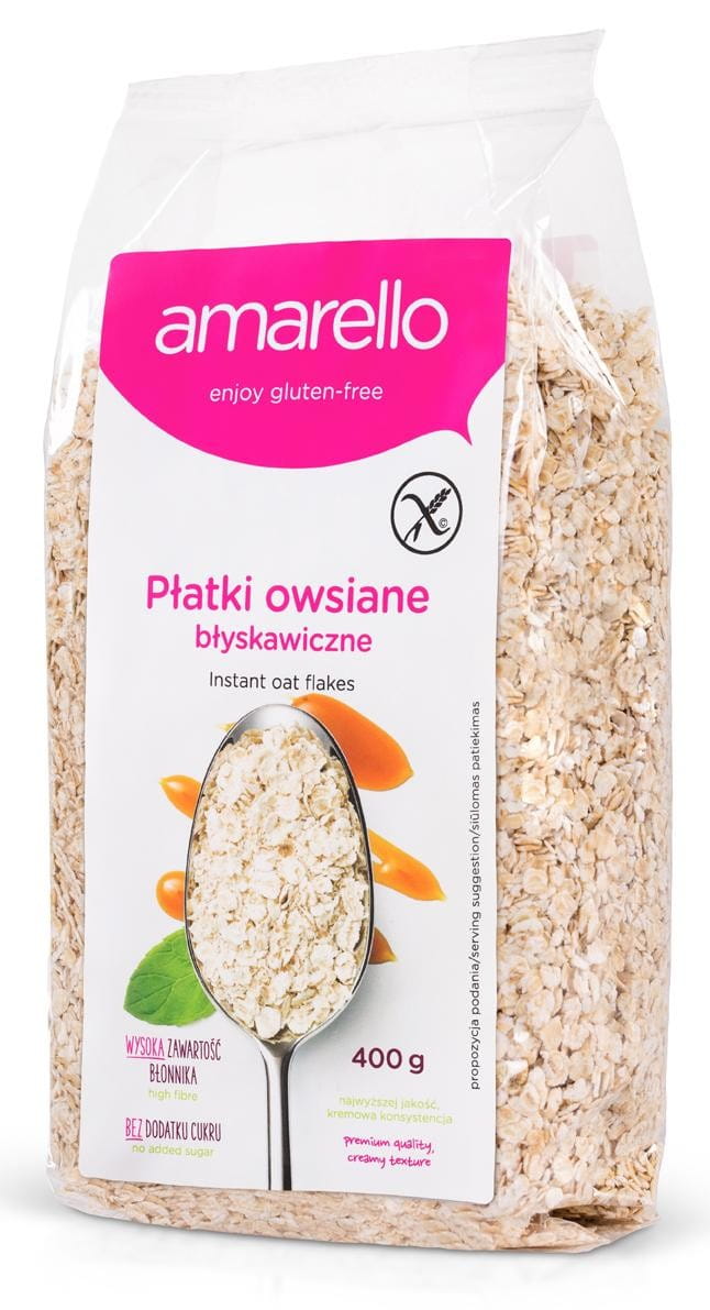 Instant Haferflocken ohne Gluten 400g EKOPRODUKT AMARELLO