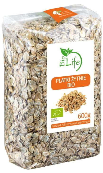 Roggenflocken 600g ECO BIO LIFE
