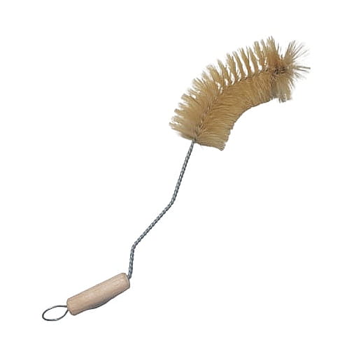 Babyflaschenbürste mit Naturborsten von STARMANN, ideal zum gründlichen Waschen von Babyflaschen.