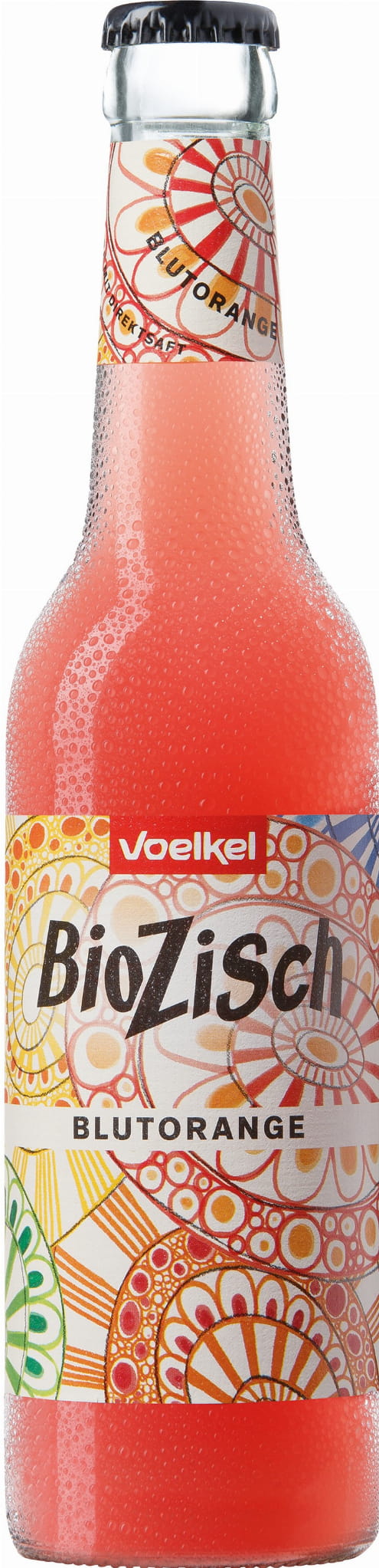 Kohlensäurehaltiges Getränk mit Rotorange BIO 330 ml VOELKEL