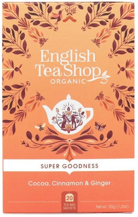 Kräutertee mit Zimt, Kakao, Fenchel und Ingwer (20x1,5) BIO 30 g ENGLISH TEA SHOP ORGANIC