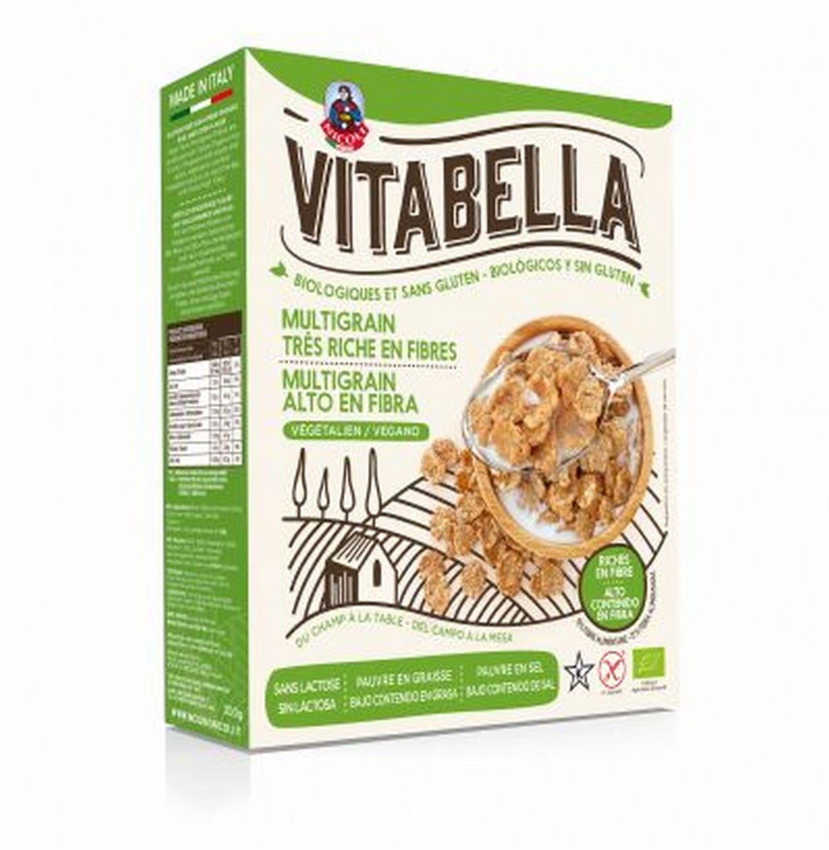 Glutenfreier Reis und Cornflakes BIO 300 g VITABELLA Huvudsaklig produktbild