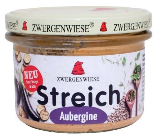 Sonnenblumenpaste mit Auberginen glutenfrei BIO 180 g - ZWERGENWIESE