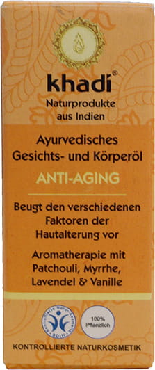Biogo Ayurvedisches Öl für Gesicht und Körper, anti-Falten, 10ml, natürliche Pflege für Gesicht und Haut.