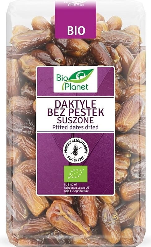 Datteln ohne Samen, getrocknet glutenfrei BIO 1 kg - BIO PLANET Hover Image