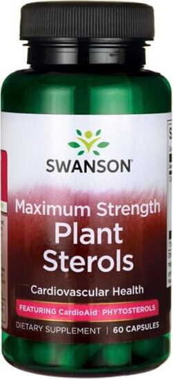 Schwungvolle Swanson Cardioaid Beta Sitosterol Maximum in 60 Kapseln, pflanzliche Pflanzensterine für Herzgesundheit
