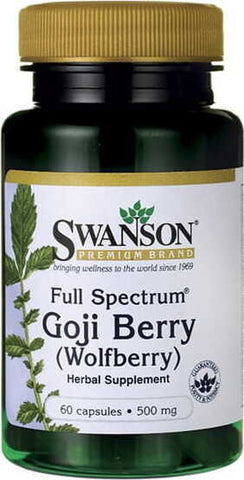 Goji-Beeren fs Goji-Beere 500 mg 60 Kapseln SWANSON