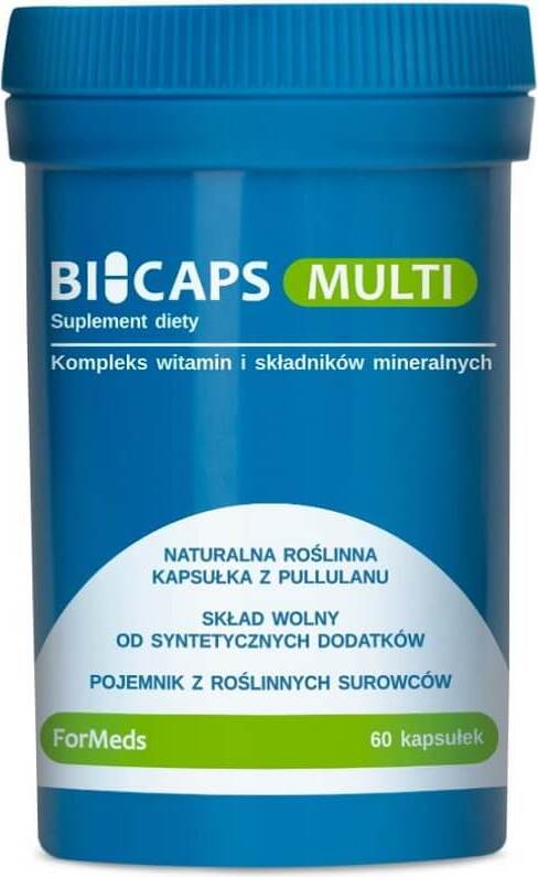 Bicaps Multivitamine und ein Komplex von Mineralien 60 FORMEDS-Kapseln Image principale du produit