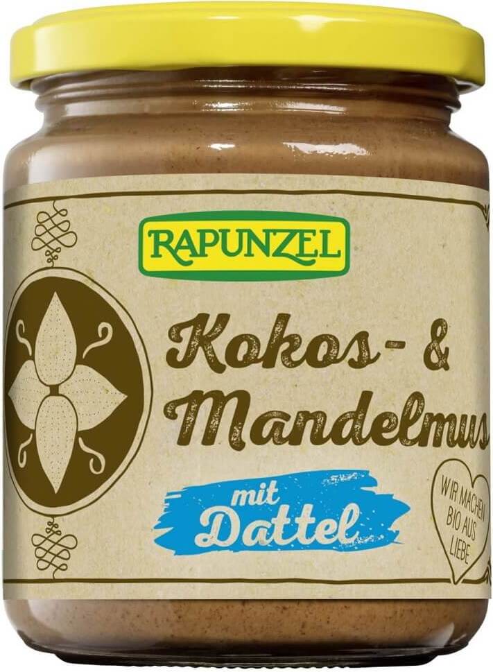 Kokos-Mandelcreme mit Datteln BIO 250 g - RAPUNZEL