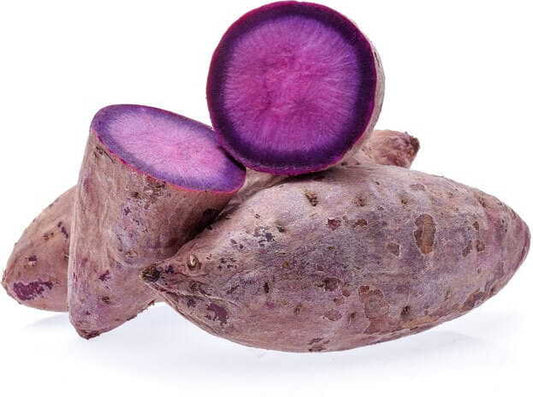 Lila Bio-Süßkartoffeln von BIO PLANET, frische und hochwertige Bio-Lebensmittel, ca. 1 kg.