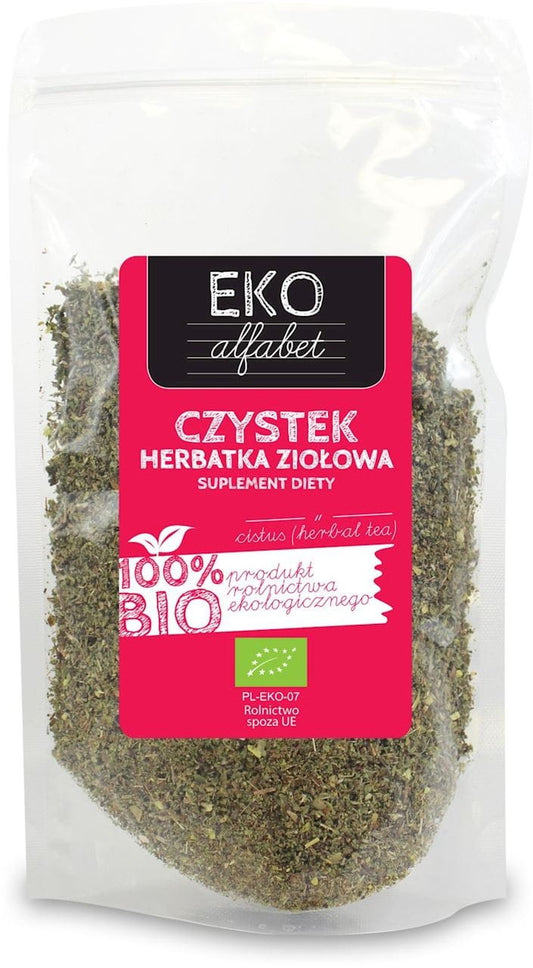 Bio Cistus Kräutertee von BIO PLANET in 125 g Packung, getrocknete Cistus Kräuter für aromatischen Tee.