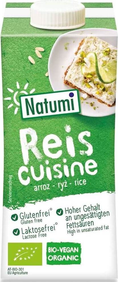 Glutenfreies eingedicktes Reisprodukt BIO 200 ml - NATUMI Hover Image