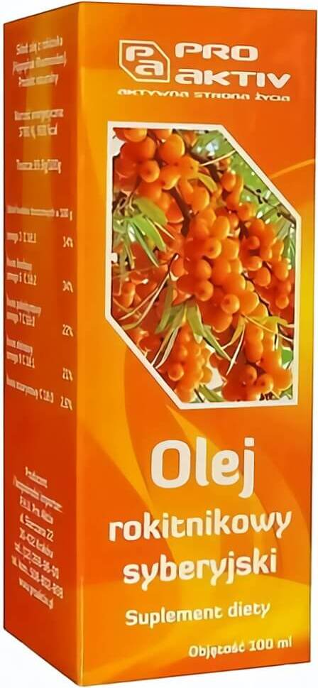 Sibirisches Sanddornöl 100ml PRO AKTIV Imagem principal do produto