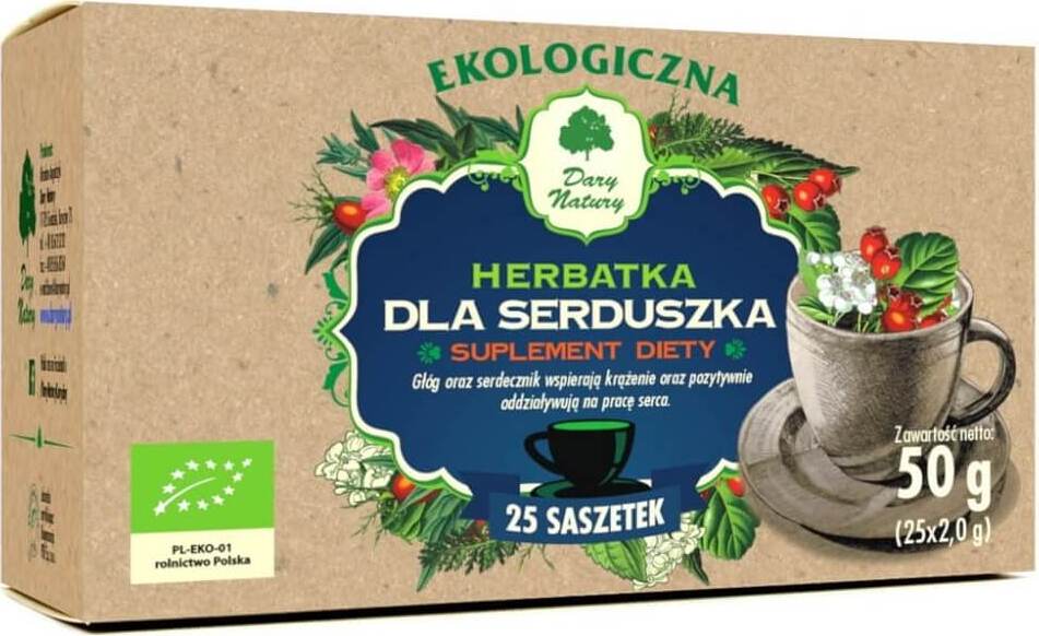 Tee für das BIO-Herz (25 x 2 g) - GESCHENKE DER NATUR Huvudsaklig produktbild