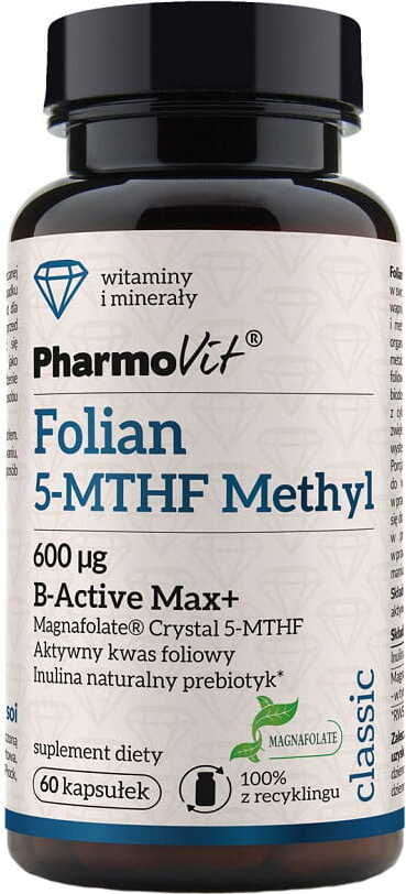 Folian 5 - mthyl 600mcg b - active max + 60 PHARMOVIT Kapseln