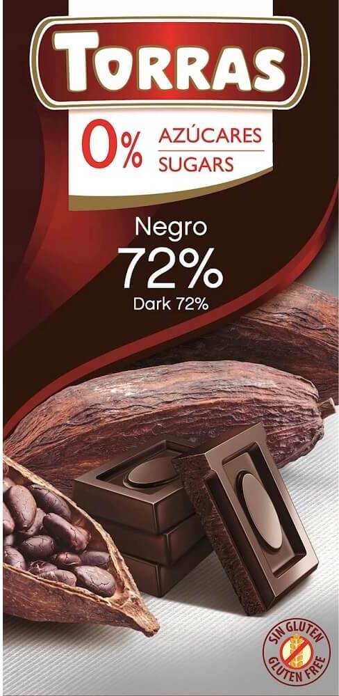 Dunkle Schokolade 100 g STEVIA TORRAS