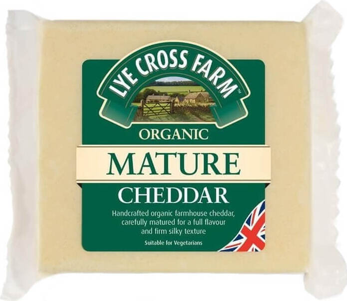 Reifer Cheddar-Käse, 9 - 12 Monate gereift BIO 200 g LYE CROSS FARM Main image