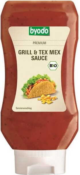 Grill & Tex-Mex-Sauce ohne Gluten BIO 300 ml BYODO Hover Image