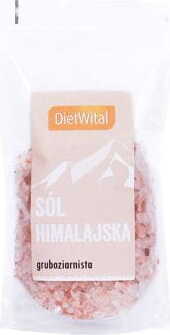 Himalaya Grobsalz von DIETWITAL in 500 g Packung, grobe Salzkrümel für Kochen und Würzen, sichtbare Salzklumpen