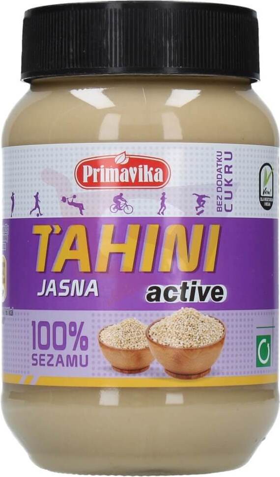Tahini light active 100% Sesam ohne Zucker 460 g PRIMAVIKA Hover Image