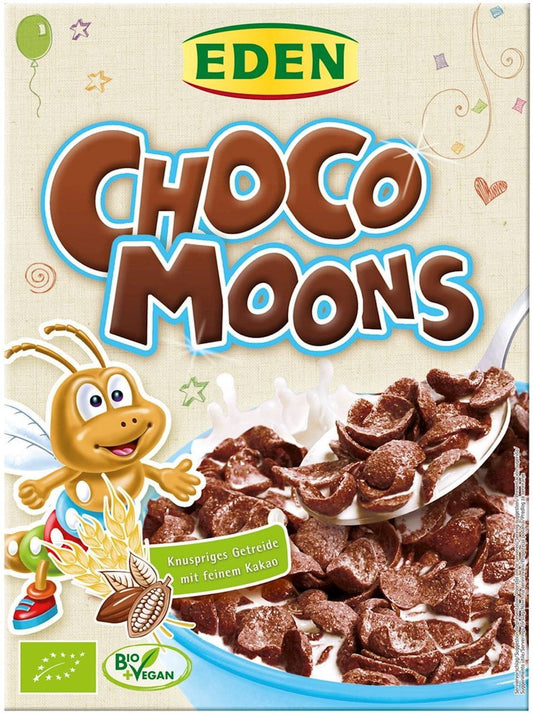 Bio Getreideflocken mit Kakao von EDEN, 375 g, Schüssel mit Kakao-Getreideflocken, frisches Frühstücks-Müsli