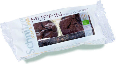 Glutenfreie Muffins mit dunkler Schokolade BIO 140 g SCHNITZER