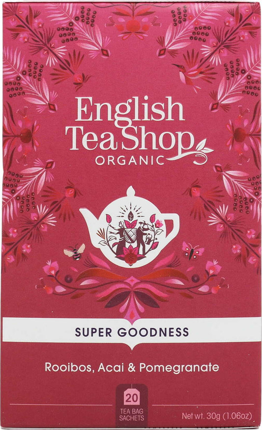 Kräutertee Rooibos Acai und Granatapfel 20x1,5 g BIO 30 g ENGLISH TEA SHOP