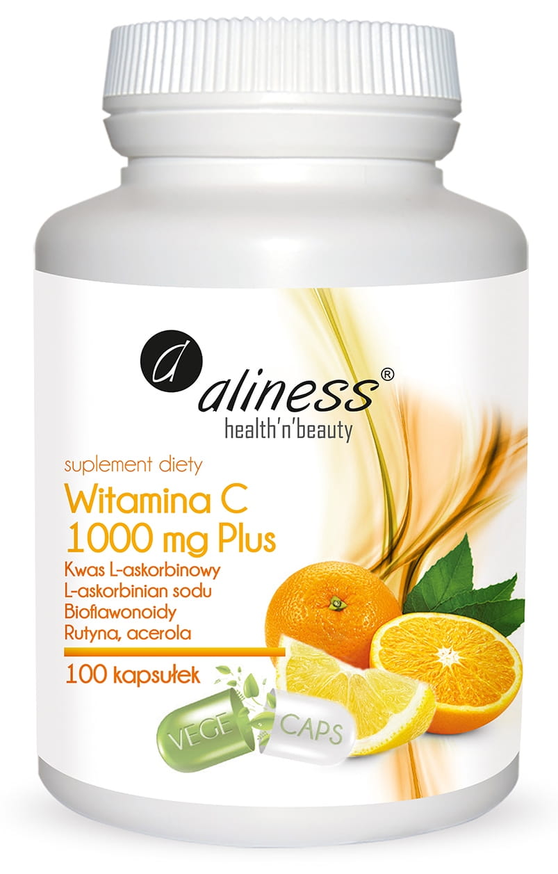 Vitamin C 1000mg plus 100 vegecaps ALINESS Kapseln Image principale du produit