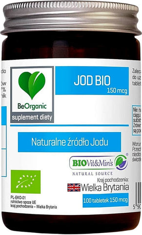 Jod BIO 100 Tabletten (150 mcg) - BE ORGANIC