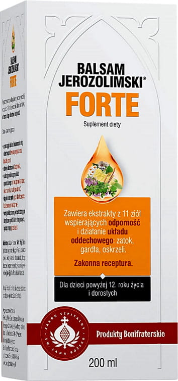 Jerusalembalsam FORTE Extrakte 11 Kräuter 200 ml BONIFRATER PRODUKTE