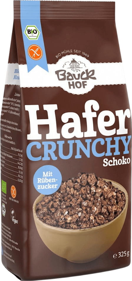 Glutenfreier Hafer Knusper Kakao BIO 325 g - BAUCK HOF Huvudsaklig produktbild